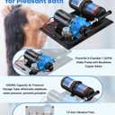 Kohree RV Water Pump 12V DC 7.5GPM 70PSI and 1L 125PSI Pre-Pressurized Accumulator Tank, Quiet RV Water Pump and Accumulator Tank System for RV Camping, Boat, Kitchen, Bathroom