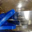 ISPINNER 2pcs 3 Inch Key-Type 304 Stainless Steel Worm Gear Hose Clamps, Adjustable Size Range 60-80mm Clamps for Dryer Vent, Dust Collector and Automotive