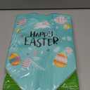 YANGTE Easter Gift Bags Bulk 16 Pack Reusable Party Bags with Handles, Colorful Egg Hunt Baskets for Kids, Bunny Treat Bag, Durable Easter Favor Basket for Candy & Gifts