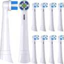 12 Pcs IO Refills Heads Compatible with Oral B IO 2/3/4/5/6/7/8/9/10/Deep Clean Electric Toothbrush, Replacement Heads Compatible with Oral B IO (White)