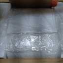 28" Glass Table Lamp Set of 2, Modern Table Lamps with USB A+C Ports & AC Outlet, Touch Control Bedside Nightstand Lamp with LED Night Light & White Fabric Shade for Living Room Blue(4 Bulbs Included)