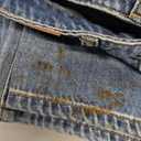 ELLEVEN Womens Low Rise Baggy Jeans, Casual Drawstring Wide Leg Denim Pants with Pockets (Blue)