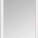 Basics Rectangular Wall Mount Mirror 24" x 36", Standard Trim, White