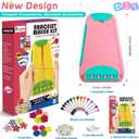 Friendship Bracelet Making Kit for Girls Ages 8-12, Kids Jewelry Making Kit with 28 Pre-Cut Threads and Letter Beads, Arts and Crafts for Kids, Birthday Easter Gifts for 6 7 8 9 10 11 12 Year Old