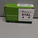 61XL Black Ink Cartridge Replacement for HP 61 XL HP61 HP61XL (2 Pack) Work with Envy 5530 4500 2540 4630 4501 4502 4635 3050 2542 2541 3510 3512 5535 2514 1000 1010 1510 Printer High Yield