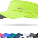 Sukeen Sports Sun Visor Men Women Lightweight Packable Cooling Stretchy Visor Hat for Running, Tennis, Golf (One Size, Yellow)