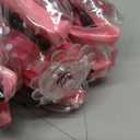 Three Fold Umbrella Women Transparent Clear Cherry Blossom Mushroom Sakura Folding Sunshade Rain Umbrellas