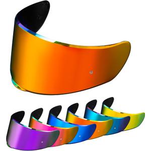 PSLER Sedici Strada 2 Visor - Sedici Strada 2 and Strada 3 Face Shield Motorcycle Helmet visor Accessories Replacement for LS2 FT2 VECTOR Sedici Strada 2 Strada 3 FF801 FF397Deep red