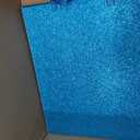 Foldable Acrylic Full Length Mirror with Handle, Blue, Tri-Fold