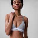 Calvin Klein Women's Modern Cotton Lightly Lined Triangle Wireless Bralette (S)