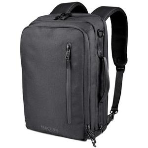 Kenneth Cole REACTION Parker 16" Polyester Tech Covertible Backpack/Briefcase, Black