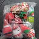 12 Pcs Christmas Plush Ornaments 3.15 Inch Plush Doll Toy Santa Claus Elk Snowman Gingerbread Man Christmas Tree Snowball Snowflake Gift Box Sock Candy for Xmas Party Favor Gifts