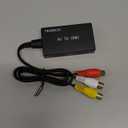 Tengchi RCA to HDMI Converter, Composite to HDMI Adapter Support 1080P PAL/NTSC Compatible with PS one, PS2, PS3, STB, Xbox, VHS, VCR, Blue-Ray DVD Players