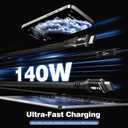 2-in-1 USB C Cable 6FT, USB-C to Dual USB-C Fast Charging Cable, Braided