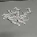 14 Pieces Vertical Blinds Valance Clip White Plastic Dust Cover Bracket Fits 1 1/2 Inch and 1 9/16 Inch Rail Across the Top