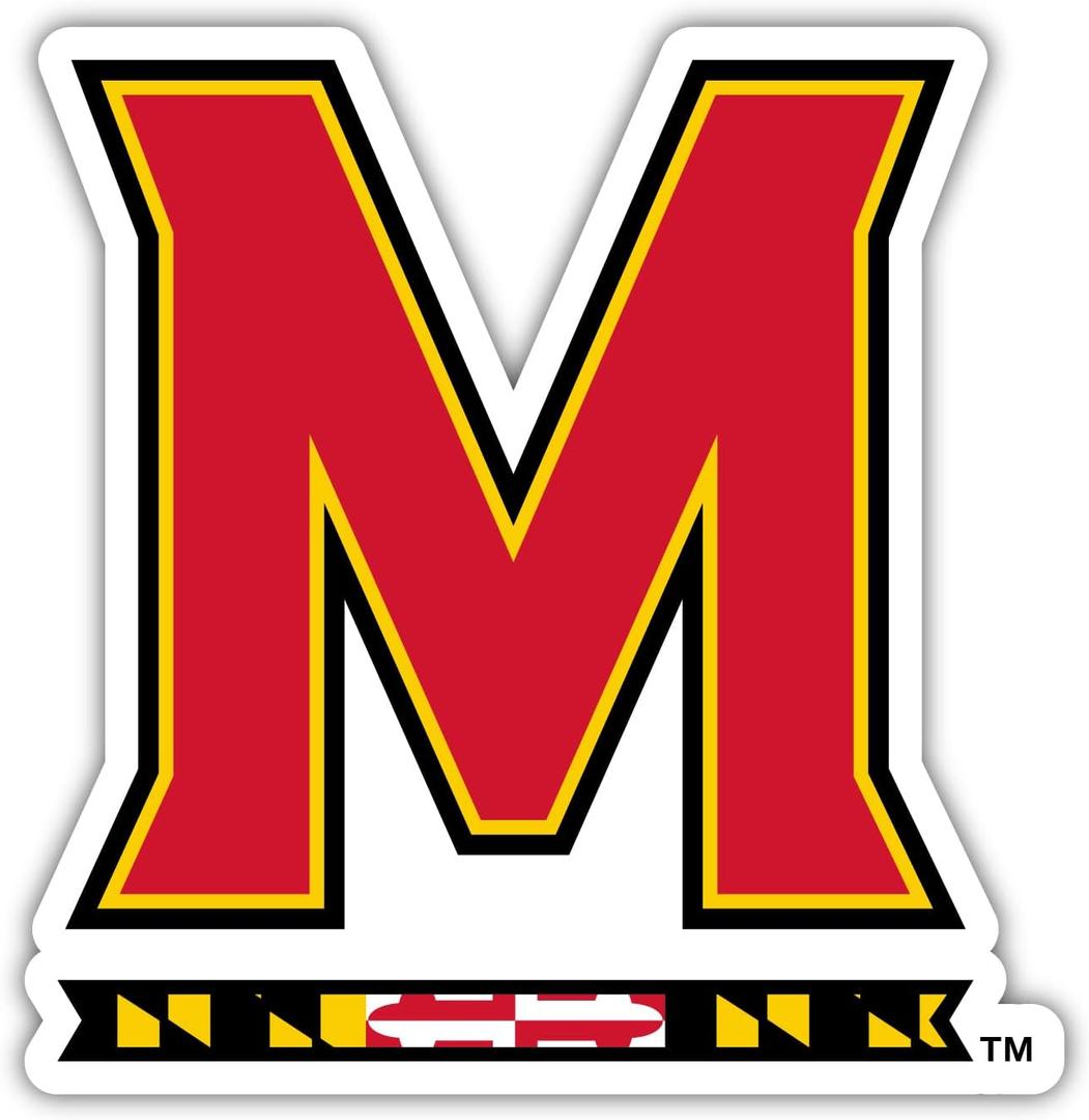 Maryland Terrapins 4 Inch Vinyl Decal Magnet Officially Licensed Collegiate Product