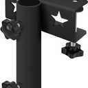 BSWAN No Drilling Side Flag Pole Mount Kit for Truck Bed,Universal Pickup Truck Heavy Duty Flagpole Holder Fit Up to 1.4" Flag Pole