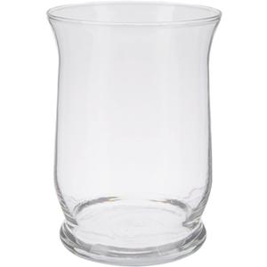 Wisechoice Elegant Large Clear Hurricane Glass Candle Holder for Pillar-Style Candles | Home or Special Occasions Display, 5.50 Inch Diameter x 8 Inch H