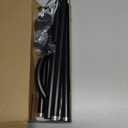 [39"-68.5"] x [55"-84.2"] Large Corner Shower Curtain Rod, L Shaped Adjustable 90 Degree Right-angled Curved Bathroom Curtain Rod with 12 Hooks and Ceiling Support