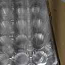 (24 Pack x 10 Sets) Stackable Cupcake Carrier Holders with 240 Pack Cupcake Liners, Plastic Cupcake Boxes Holders for 24 Cupcakes, Clear Cupcake Trays, High Tall Dome Lid Cupcake Containers