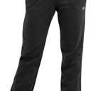 Champion Womens Comfortable Fleece Lounge Pants, 31 (Black, XS)