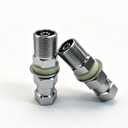 2-Pcs Universal Heavy Duty CB Antenna Stud Mount Adapter with SO-239 Stud Mount Fits for Threaded CB Antenna Stud Mount Adapter, Compatible with Any Mounting Surface with 1/2" Hole.
