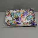 Stretch Dining Chair Covers Set of 8,Floral Print Chair Covers,Soft Removable Washable,Pet Friendly Furniture Protector,Universal Chair Slipcovers for Home, Kitchen,Ceremony Dining Room Seat (Purple Iris Patterns)