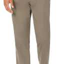 Amazon Essentials Men's Straight-Fit Wrinkle-Resistant Flat-Front Chino Pant S Taupe