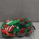 6 Pack Christmas Kids Elf Costume, Girls Christmas Elf Costume Velvet Dress Cosplay Outfit Belt Socks Ears Hat Shoes (8-10 Years)