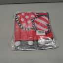 2 x Valentines Love Hearts Welcome Mailbox Cover Magnetic Standard Size 20.5" x 18", Red Polka Dots Buffalo Plaid Stripe Decorative Post Letter Box Wrap Decor Garden Yard Outdoor Decoration