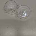 2 Pack Door Safety Deadbolt Lock for Kids,Child Proof Deadbolt Lock, Large Size Deadbolt Child Safety Lock Cover Fits Most Deadbolt (Transparent)