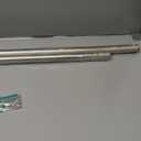 Ivilon Drapery Treatment Window Curtain Rod - Square Design 1 1/8 Rod. 72 to 144 Inch. Satin Nickel