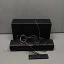 Saiyin Soundbar with 4'' Subwoofers - 70W Rounded-Edge Subwoofer & Compact Soundbar for TV, 2.1 Audio Enhanced Surround Sound System for TV, Bluetooth/Optical/AUX Connection for TV/PC (Black)