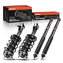 A-Premium Front and Rear Complete Struts Compatible with [Sedan] Honda Civic 2006-2011 & Acura CSX 2006-2011 - 4x Replacement Suspension Shock Absorber with Coil Spring Assembly