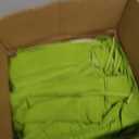 Thick Outdoor Back&Seat Cushion Covers 24×24×4in 12Pcs for Patio Furniture with Zipper Closure and Handle, Waterproof Replacement Slipcover for Garden Rattan Chair Sofa, Grass Green