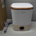 Portable Semi-Automatic Washing Machine, 5Lb Compact Underwear Sock Mini Washer, Lightweight Mini Laundry Machine for Apartments, Dorms, RVs & Camping, Easy Installation, 110v