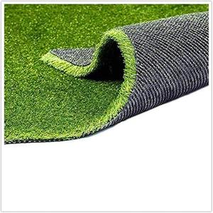 Artificial Grass Turf 7FTX15FT(105 Square FT),0.8" Pile Height Realistic Synthetic Grass, Drainage Holes Indoor Outdoor Faux Grass Astro Rug Carpet for Pet Dog Garden Backyard Balcony