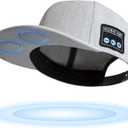 Bluetooth Speaker Hat, Baseball Cap with Built-in HD Stereo Speakers & Hidden Mic, Hands-Free Calling for Cycling, Skate Parks, Party, Dancing, Outdoor Sports, Gifts for Men, Brother, Boyfriend, Him