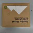 KeaBabies 2-Pack Organic Crib Sheets for Boys, Girls - 52x28 Fitted Crib Mattress Sheet Neutral, Breathable Jersey Cotton Cover for Baby Bed, Toddler Mattress, Soft & Cute Prints (Soft White)