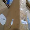 Makeup Vanity Desk with Mirror and Lights, 43.3'' Glass Tabletop Vanity Table with 5 Drawers & Shelves,Big Vanity Set for Bedroom, Oak