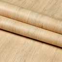 Haimin Wallpaper (24in X 393in) Wood Contact Paper Peel and Stick Self-Adhesive and Removable Wallpaper for Cabinet Wall Furniture Countertop Kitchen Room Wood Grain Wall Paper (Yellow Oak)