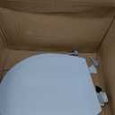BEMIS 500EC 390 Toilet Seat with Easy Clean & Change Hinges, 1 Pack Round, Cotton White