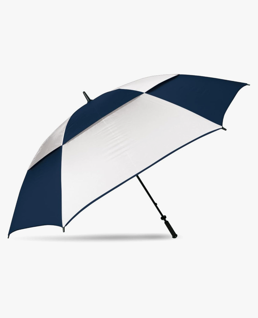 Haas-Jordan Guardian Golf Umbrella, Color: Navy/White
