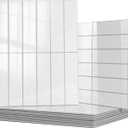 Art3d 10-Sheet Faux Marble Peel and Stick Backsplash Tile for Kitchen Wall Bathroom Countertops, 11.4 inch x 9.1 inch Stick-on Glazed-Ceramic Finish Resist to Water, Heat and Scratches, White, 11.4 x 9.1 x 0.16 inch