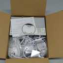 POPANU 3 inch Recessed LED Lights 7W Gimbal Rotatable Directional Downlight,360Adjustable Soffit Lighting Dimmable Swivel Eyeball, 90Tilt Canless Swivel Spotlight 5CCT Selectable 6 Pack White