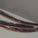 4pcs Smoke Tint Sun Rain Guard Vent Window Visors Compatible with 2020-2024 Hyundai Sonata, Outside Mount Tape On Style Acrylic Set of 4 Front+Rear