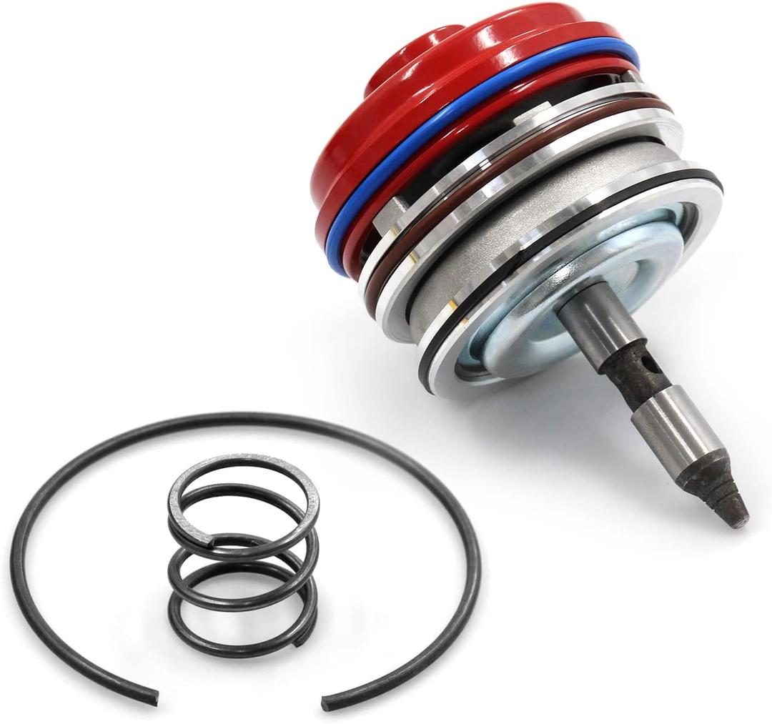 High Performance Servo Piston Assembly with Cover & Snap Ring Compatible with Corvette 700R4 4L65E 4L70E 4L60E 1982-2014 Red