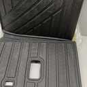 Large Cargo Liners for 2024 2025 2026 Mazda CX90 CX-90 6 Seats (Not for 7/8 Seats) (50/50 Split Folding),TPE All Weather Protection Car Trunk Mat Covering The Backrest Mat Accessories