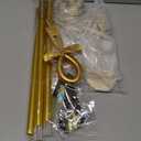 Unittype Cleopatra Costume Accessories Including Egyptian Headpiece Swirl Snake Bracelets Braided Wig Sandals for Women (10)