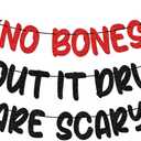 Red Ribbon Week Decorations, Drug Free Decor, Halloween Red Ribbon Week Party Decorations, Red  Black Glitter